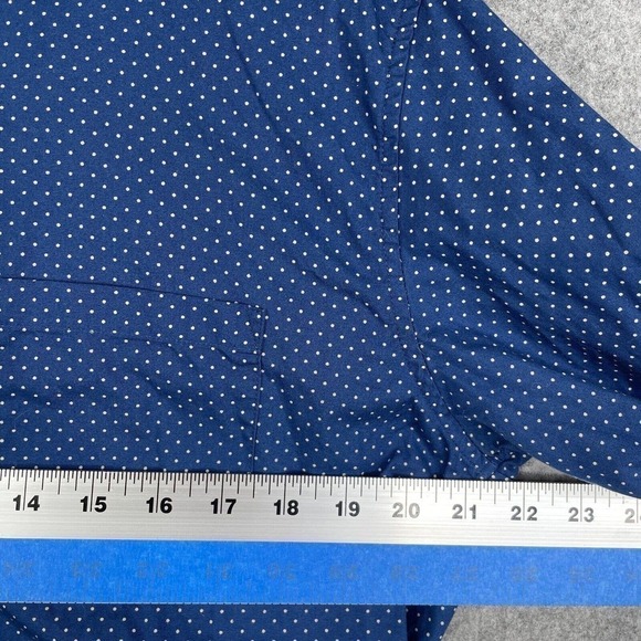 J. Crew Slim Mercentile Flex Button Up Shirt Long Sleeve Mens Size L Large Blue - Picture 3 of 8